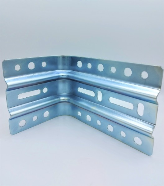 BLAUGELB MONTAGEWINKEL 156,5X100MM GALVANISCH VERZINKT